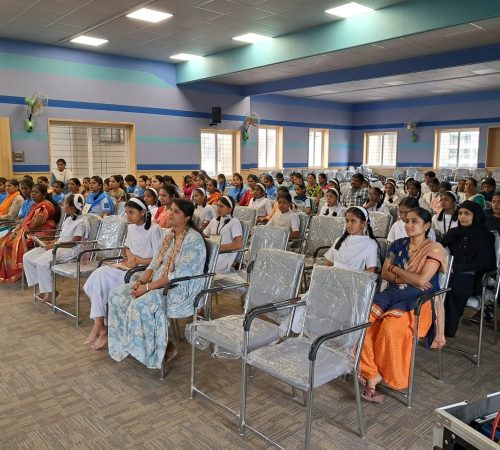 Counselling session for parents regarding anaemia
